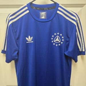 Adidas Skateboarding Jersey Blue Men Medium